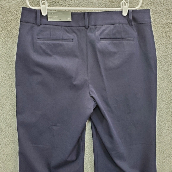 Talbots Newport Pants Trousers Womens Size 16 Blue Navy - Picture 8 of 14